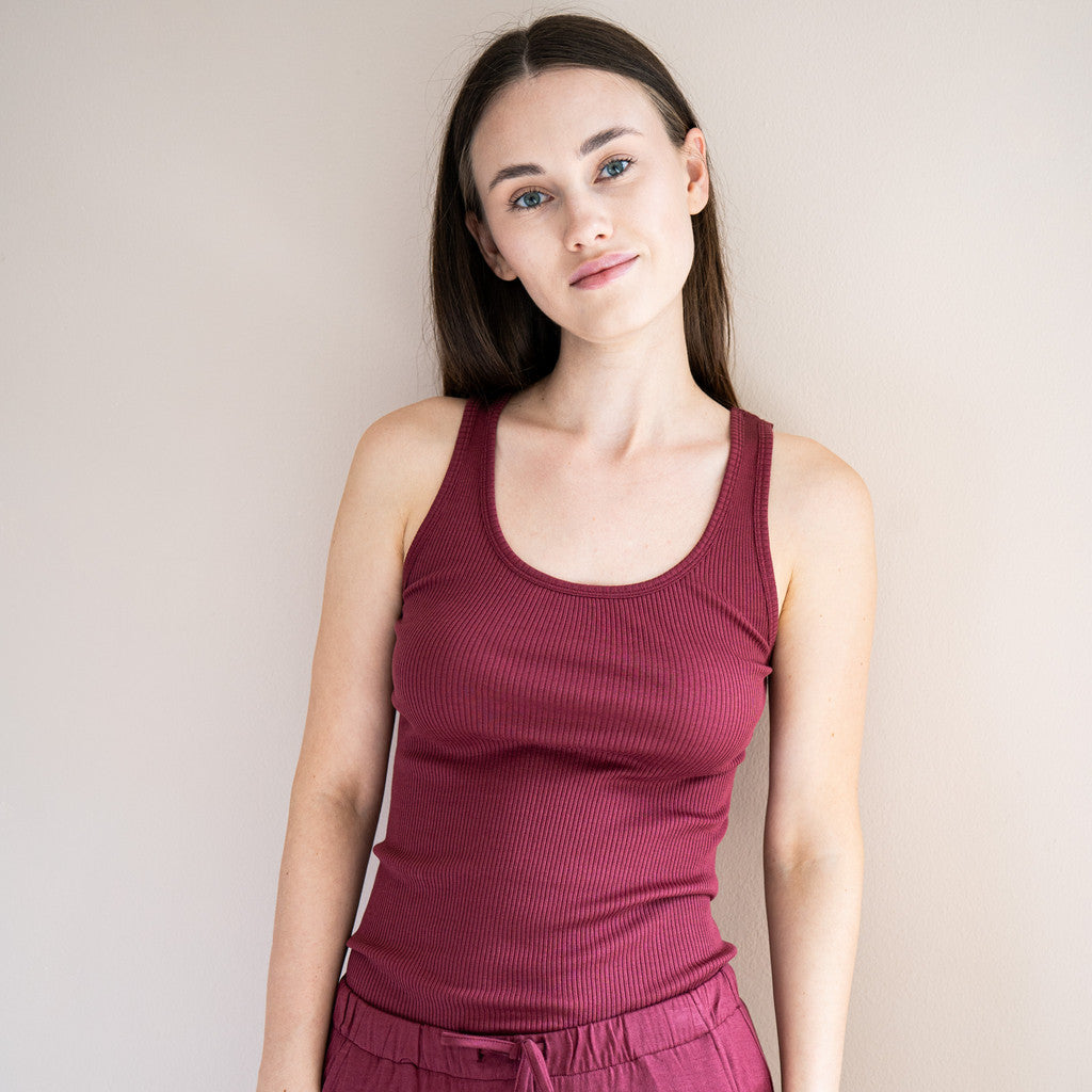 minimalisma Gudrun Blouse for women Pomegranate