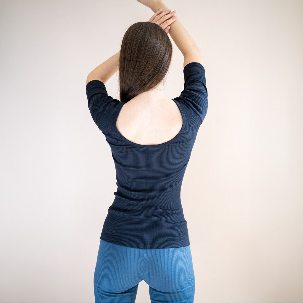 minimalisma Gym Blouse for women Dark Blue