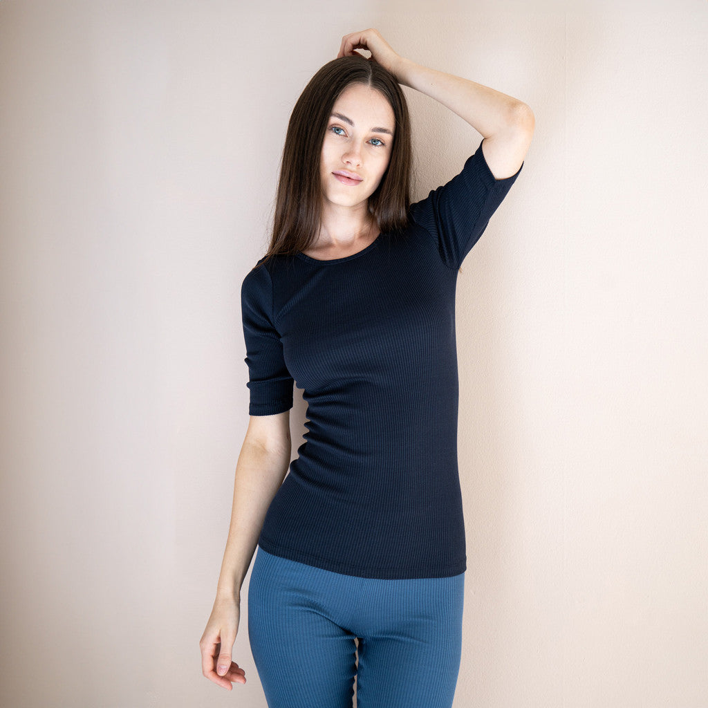 minimalisma Gym Blouse for women Dark Blue