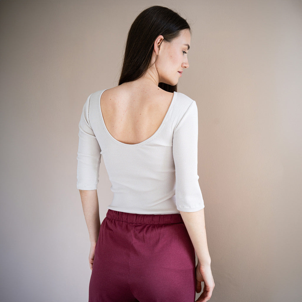 minimalisma Gym Blouse for women Ecru