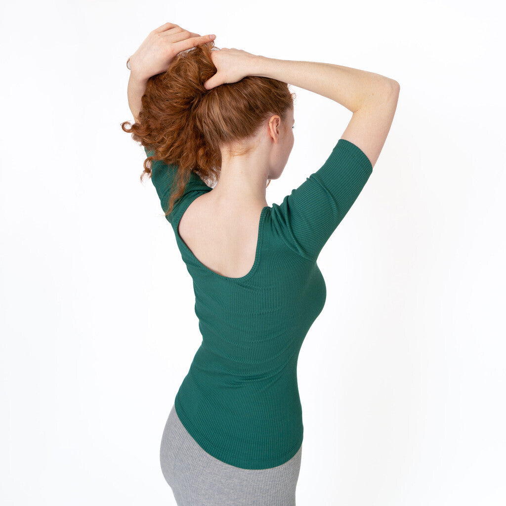 minimalisma Gym Blouse for women Emerald