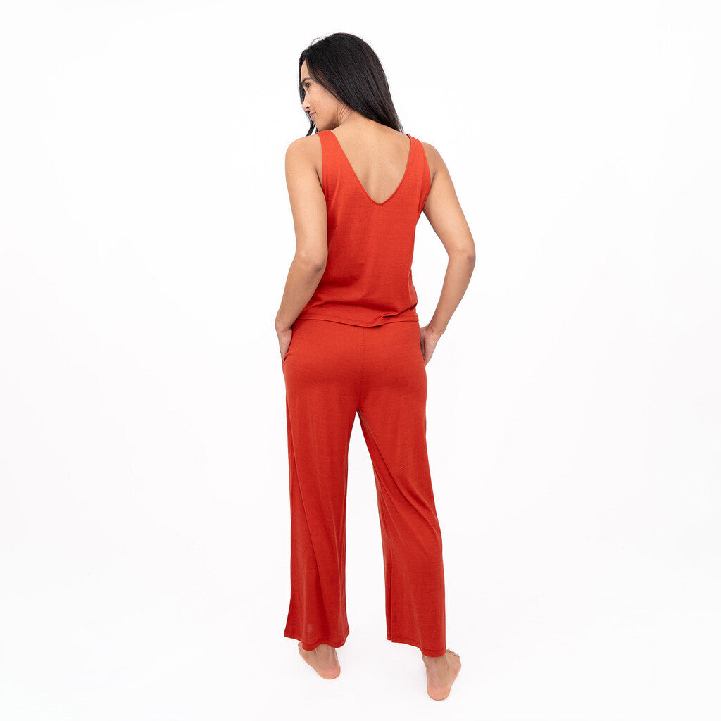 minimalisma Harvest Leggings / pants for women Poppy Red