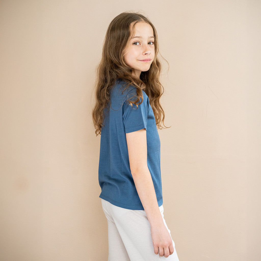 minimalisma Havanna 2-6Y Blouse for kids Fjord Blue