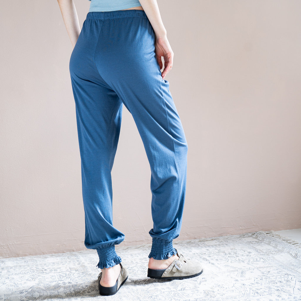 minimalisma Hortensia Leggings / pants for women Fjord Blue