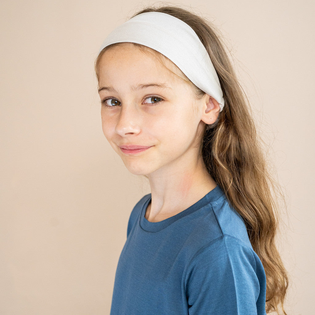 minimalisma Humble Bib / Hairband / Acc Ecru