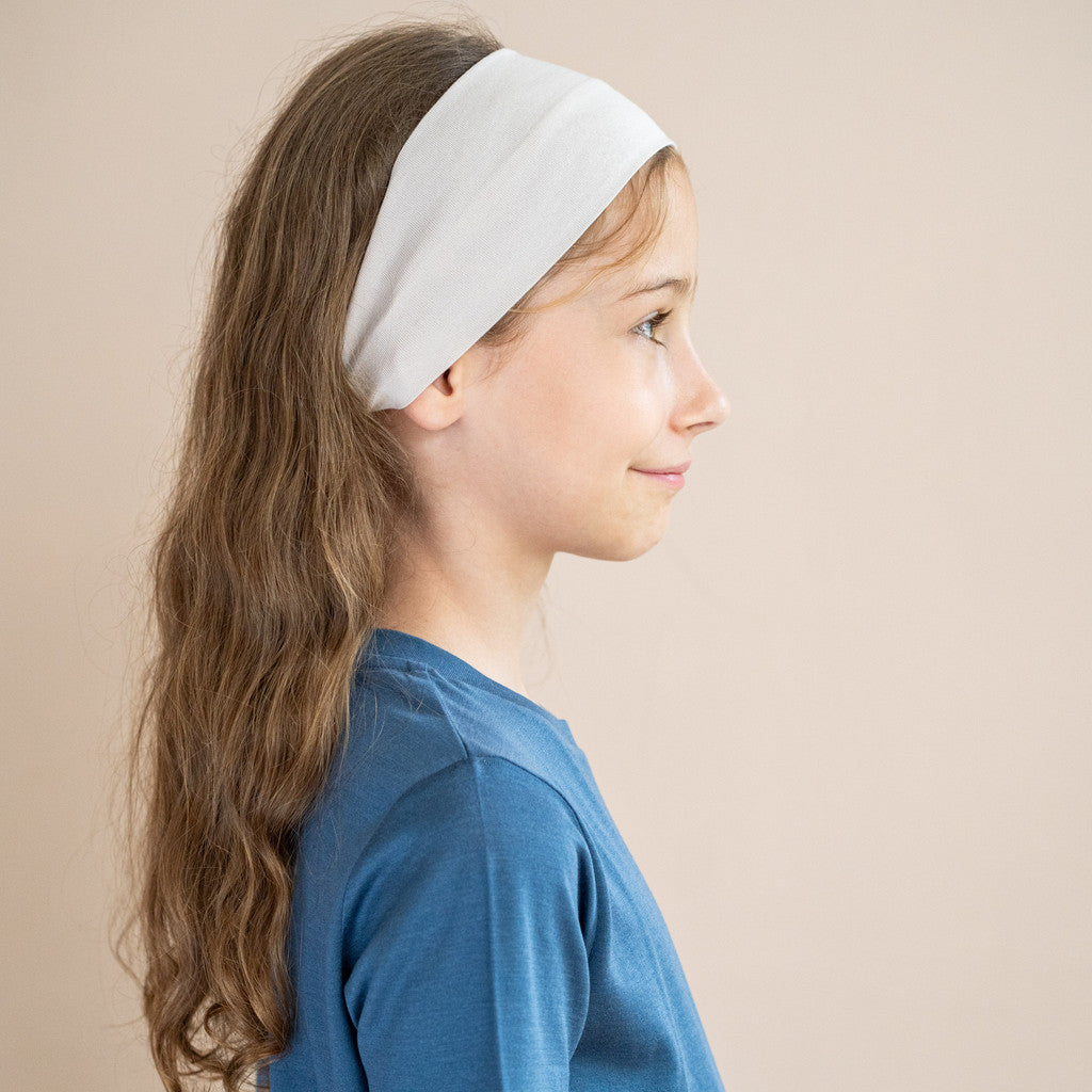minimalisma Humble Bib / Hairband / Acc Ecru