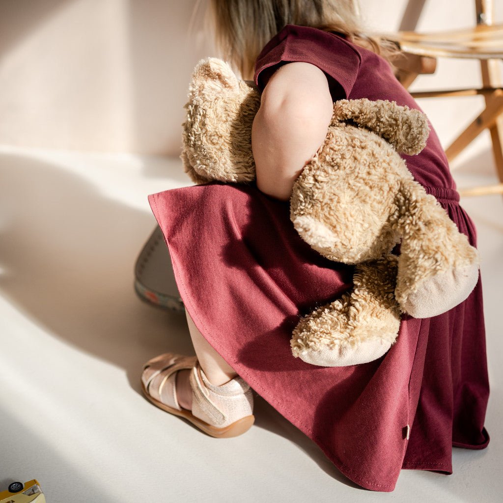 minimalisma Hydra - Children's silk skirt Skirt Pomegranate