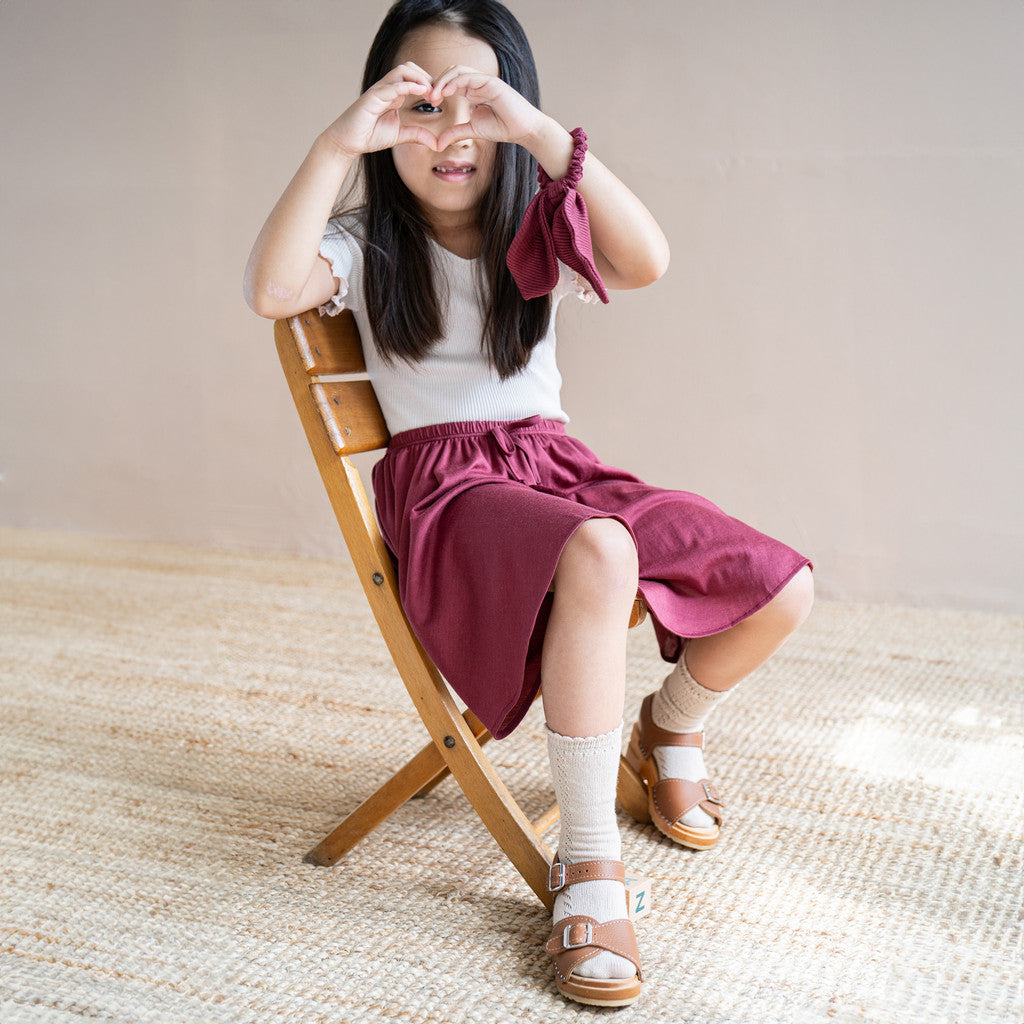 minimalisma Hydra 6-12Y Skirt Pomegranate