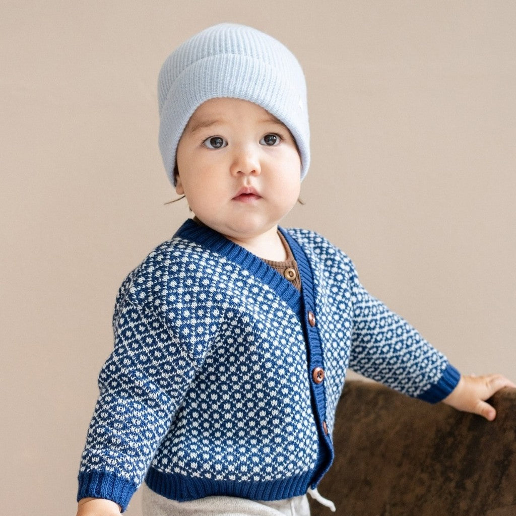 minimalisma Idea - Children's cashmere/wool beanie Hat / Bonnet Clearwater