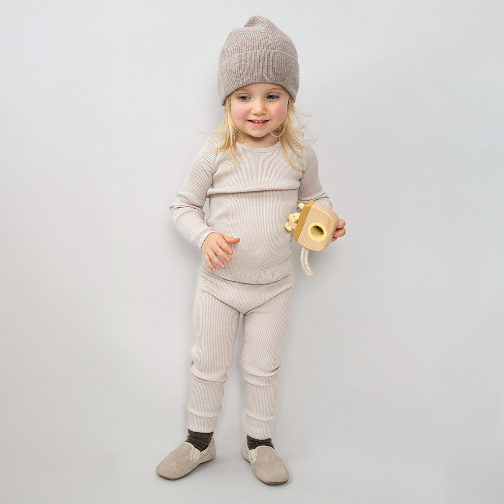 minimalisma Idea - Children's cashmere/wool beanie Hat / Bonnet Cold Haze