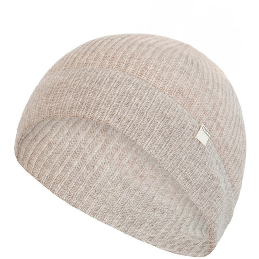 minimalisma Idea - Children's cashmere/wool beanie Hat / Bonnet Ecru Melange