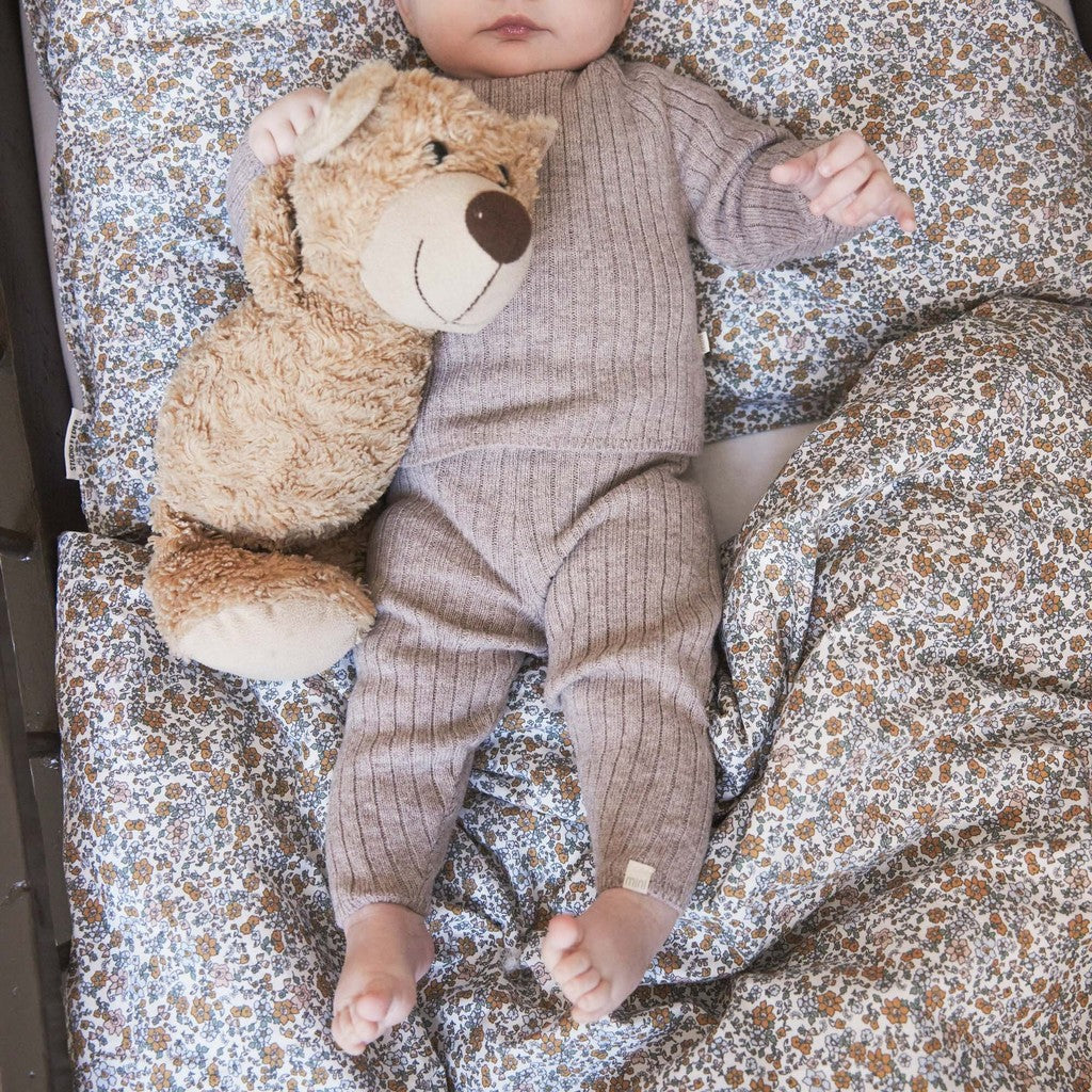 minimalisma Idol - Cashmere/wool leggings for babies Leggings / pants for babies Light Haselnut