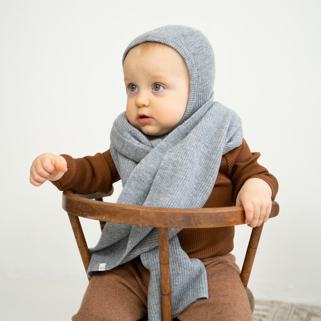 minimalisma Igloo Bib / Hairband / Acc Grey Melange