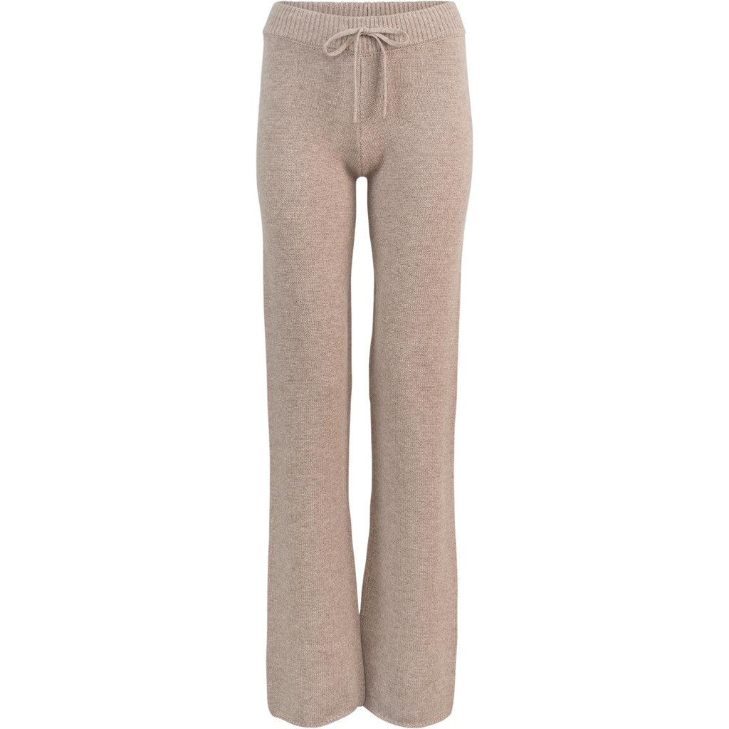 minimalisma Ila - Women's wool/cashmere knitted pants Leggings / pants for women Cold Haze