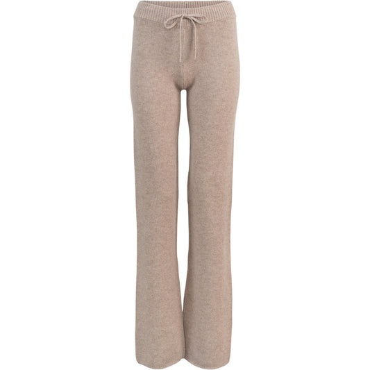 minimalisma Ila - Women's wool/cashmere knitted pants Leggings / pants for women Cold Haze