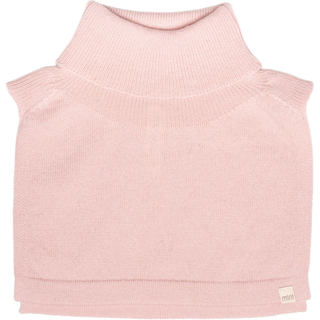 minimalisma Ilaf - Children's wool/cashmere knitted neck warmer Bib / Hairband / Acc Sweet Rose