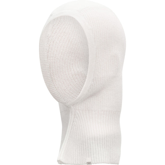 minimalisma Ilefant - Children's cashmere/wool balaclava Hat / Bonnet White