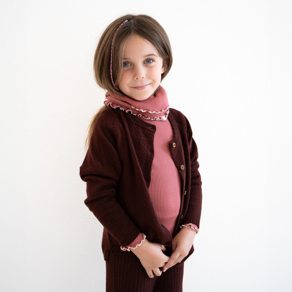 minimalisma Illusion 6-10Y Blouse for kids Ruby Red