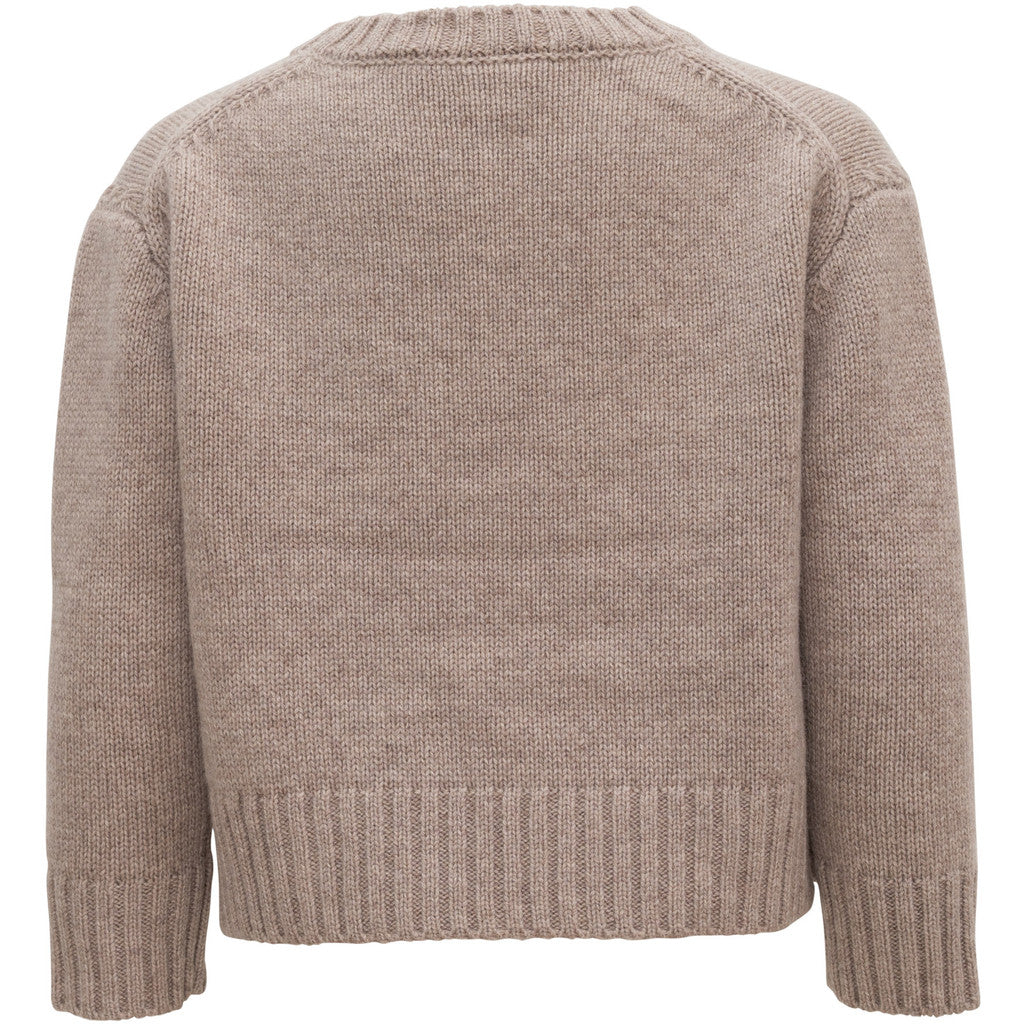 minimalisma Imagine - Children's cashmere/wool sweater Blouse for kids Cold Haze