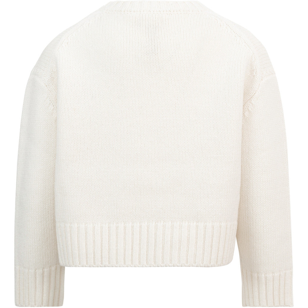 minimalisma Imagine - Children's cashmere/wool sweater Blouse for kids White