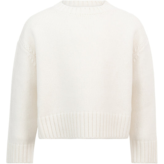 minimalisma Imagine - Children's cashmere/wool sweater Blouse for kids White