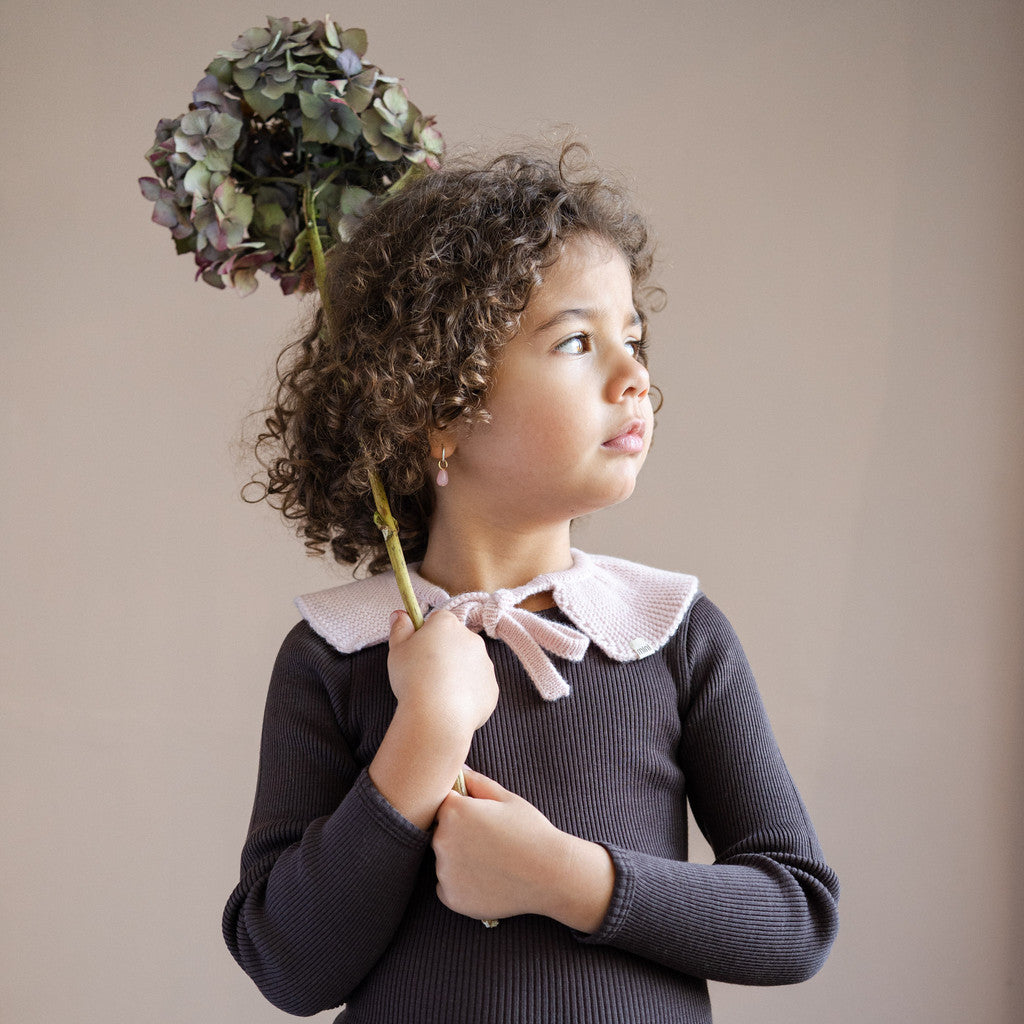 minimalisma Impress - Children's cashmere/wool collar Bib / Hairband / Acc Sweet Rose