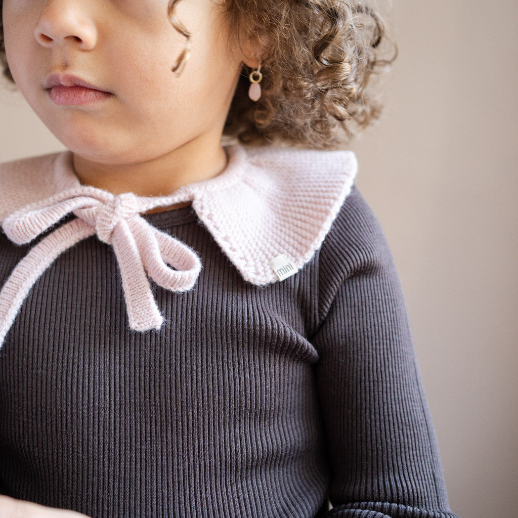 minimalisma Impress - Children's cashmere/wool collar Bib / Hairband / Acc Sweet Rose