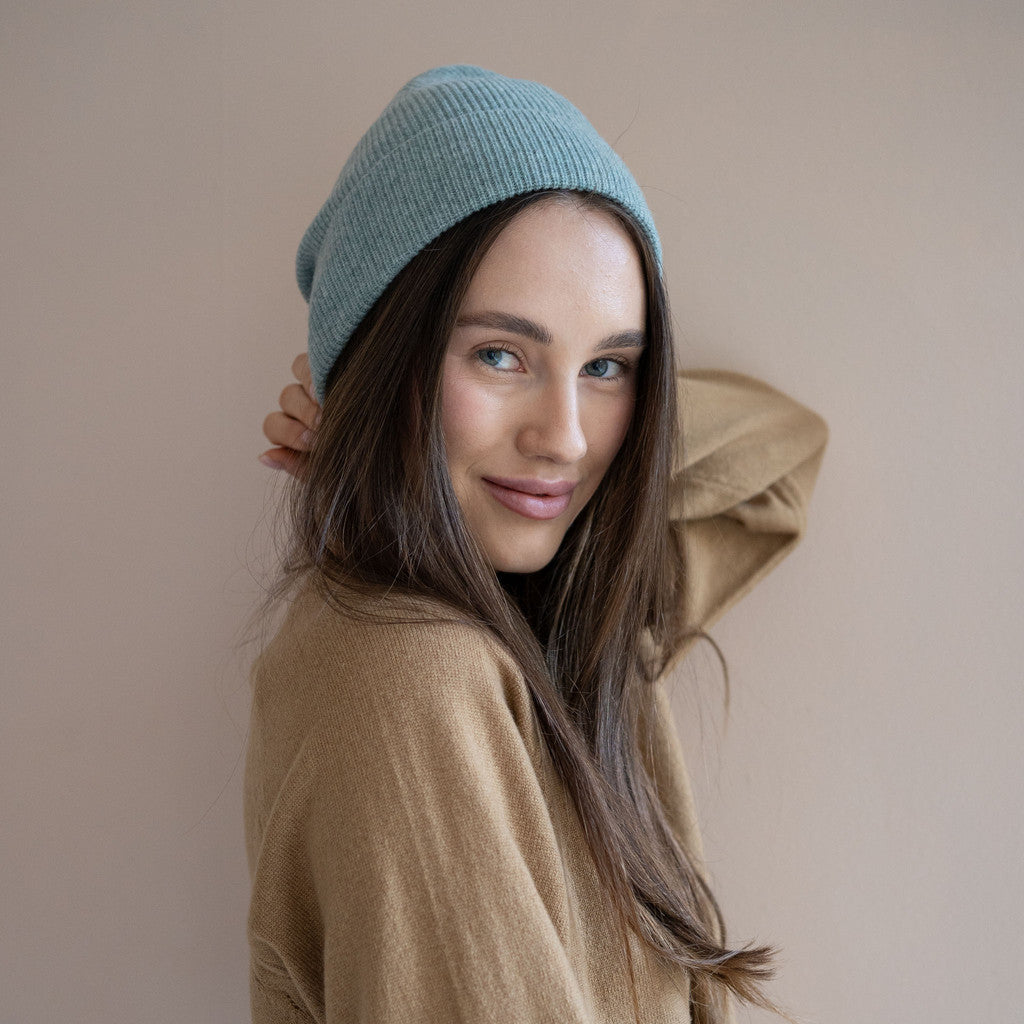 minimalisma Infinity Hat / Bonnet Spearmint Melange