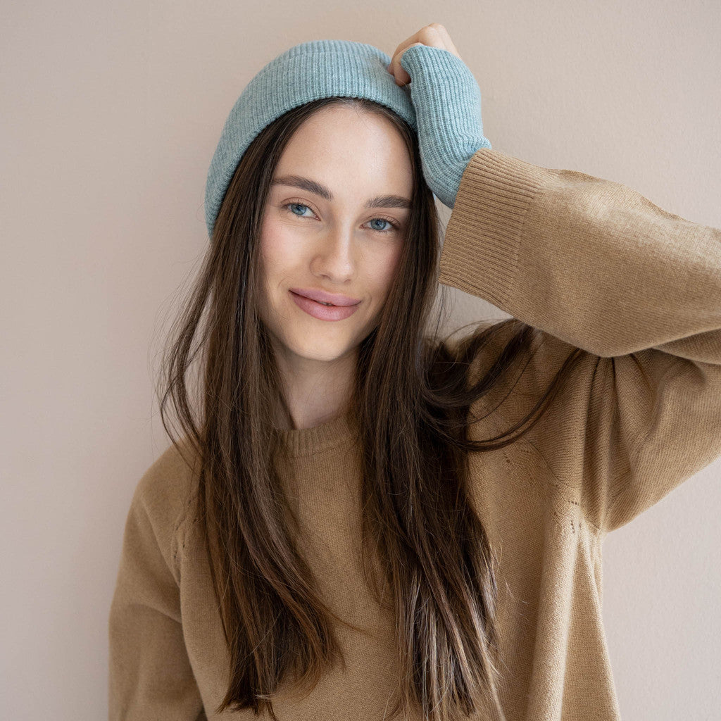 minimalisma Infinity Hat / Bonnet Spearmint Melange