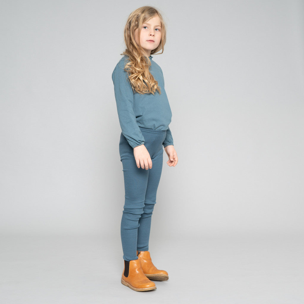 minimalisma Ingunn Blouse for kids Deep Ocean