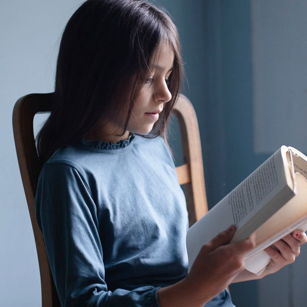 minimalisma Ingunn Blouse for kids Deep Ocean