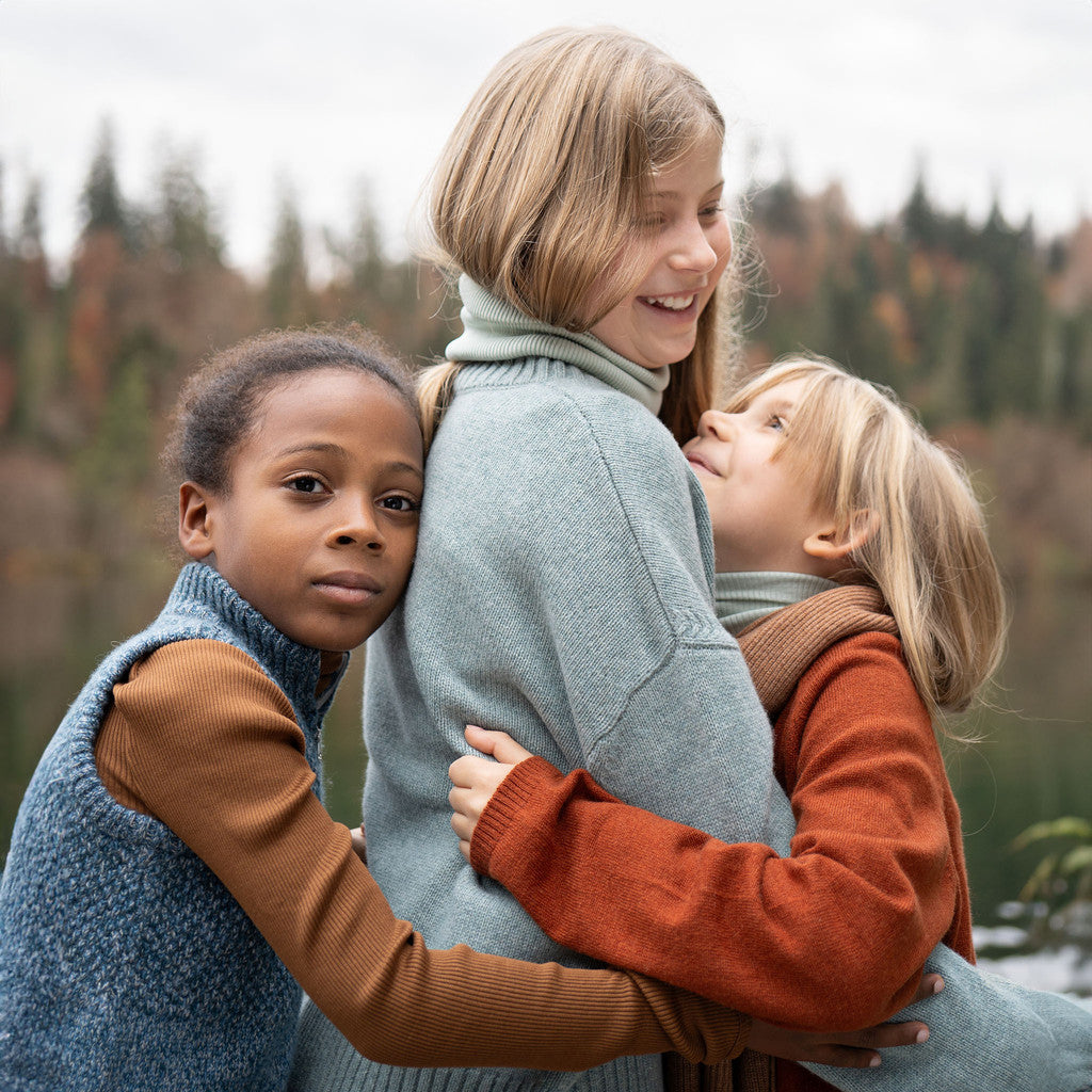 minimalisma Inka 6-10Y Blouse for kids Dark Rust