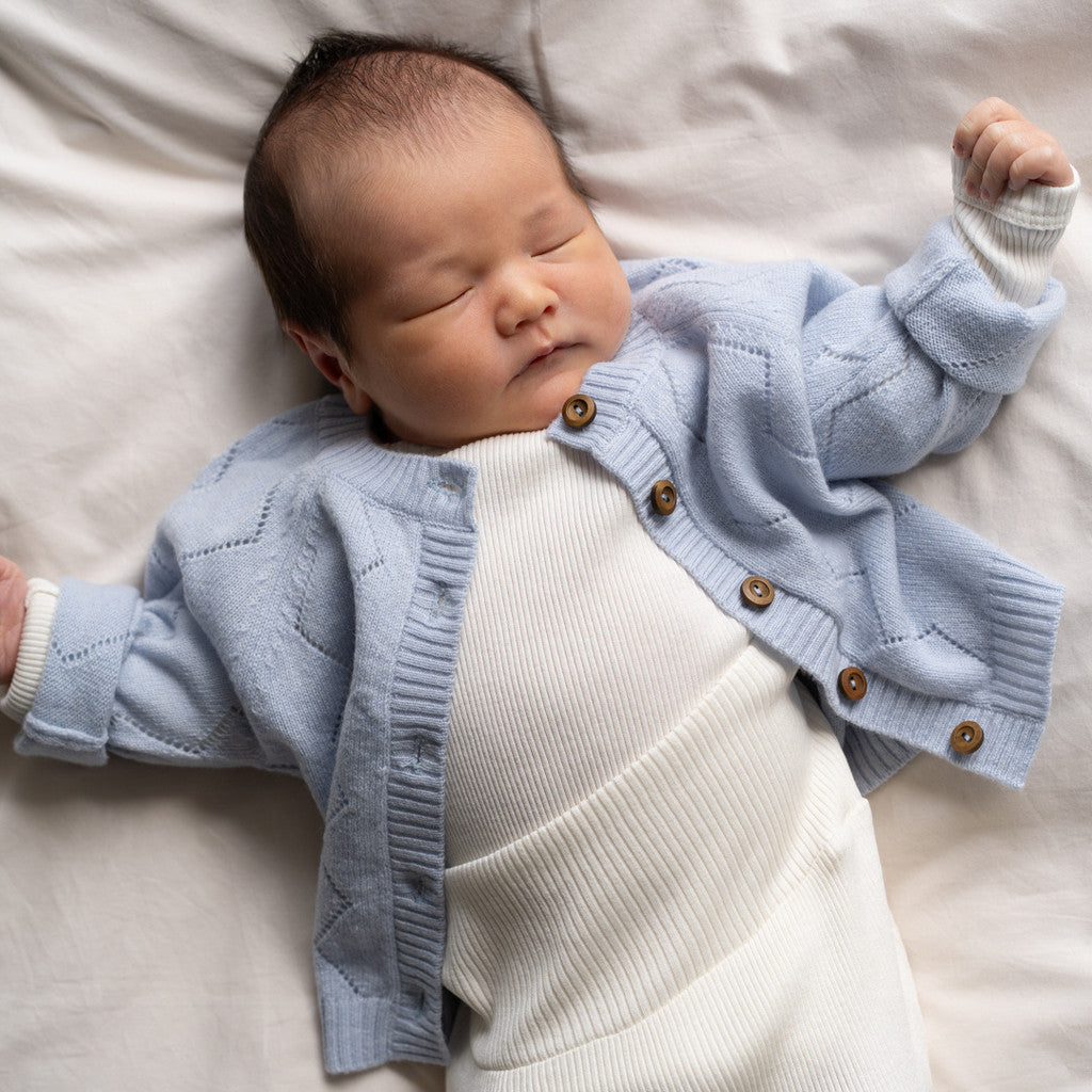 minimalisma Inkaz - Baby wool/cashmere knitted cardigan Blouse for babies Clearwater