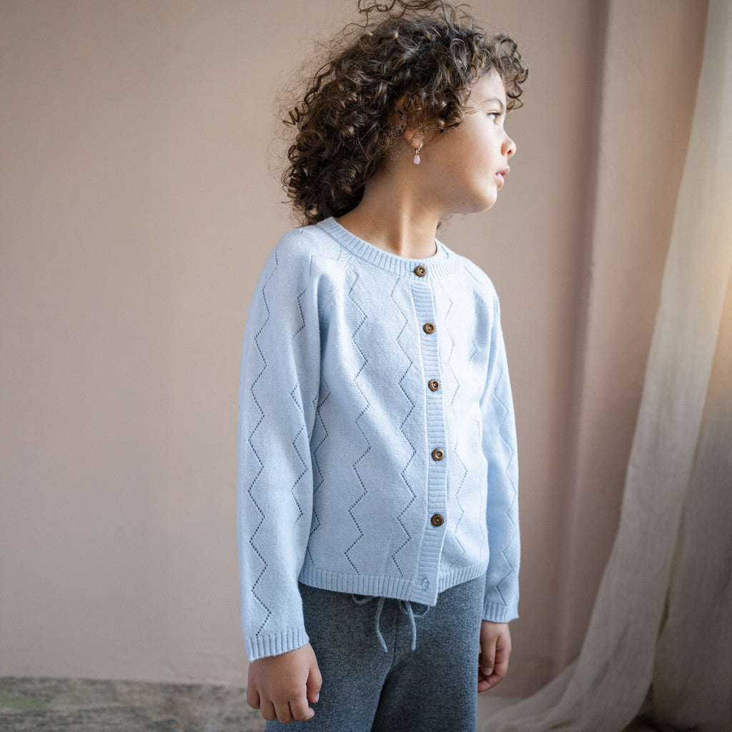 minimalisma Inkaz - Children's cashmere/wool cardigan Blouse for kids Clearwater