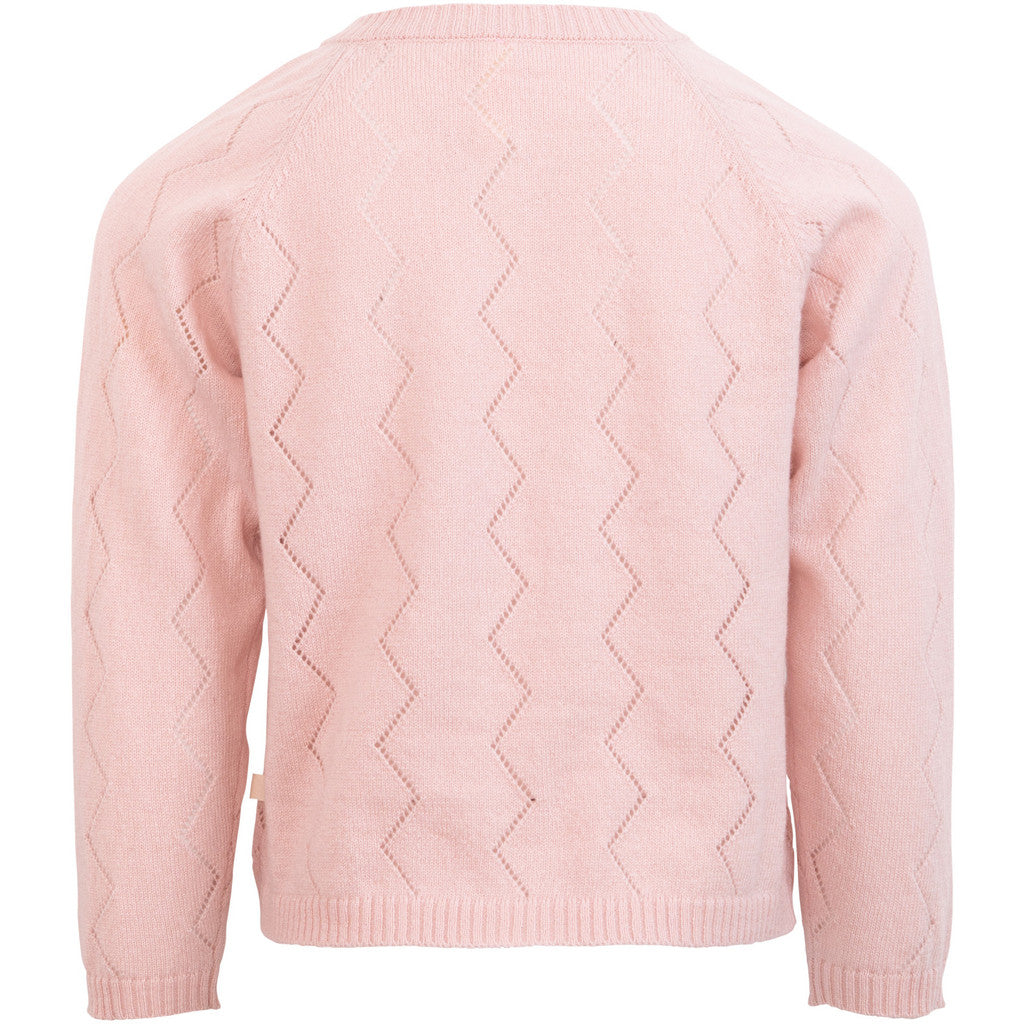 minimalisma Inkaz - Children's cashmere/wool cardigan Blouse for kids Sweet Rose