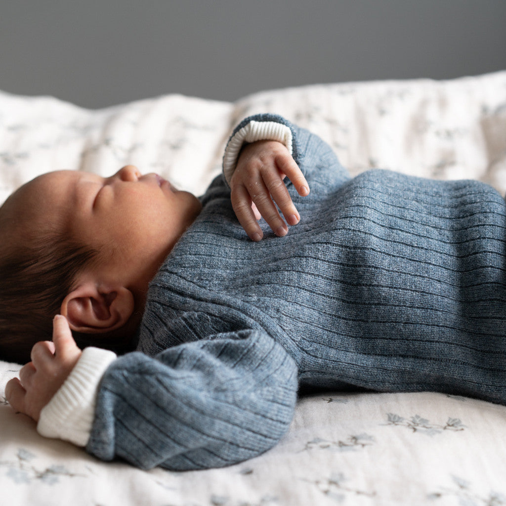 minimalisma Inspire 0-18M Blouse for babies and kids Blue Rock