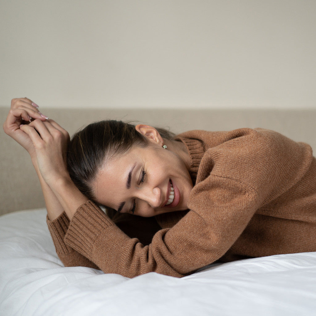 minimalisma Iris Blouse for women Camel