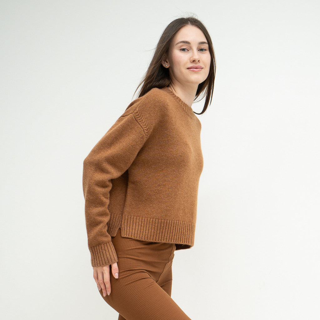 minimalisma Iris Blouse for women Camel