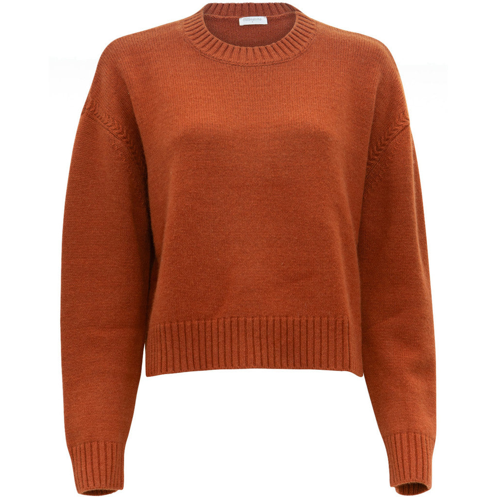 minimalisma Iris Blouse for women Dark Rust