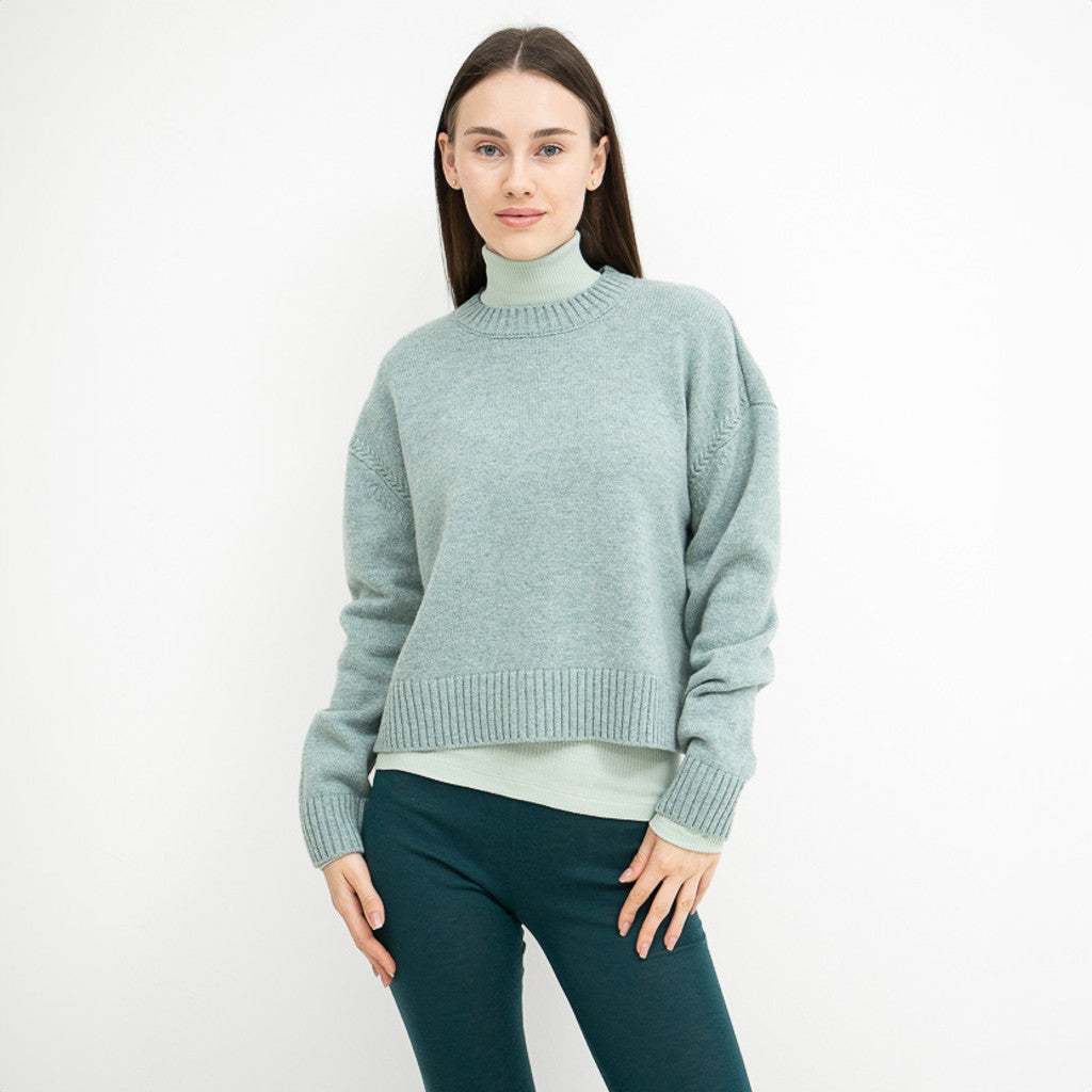 minimalisma Iris Blouse for women Spearmint Melange