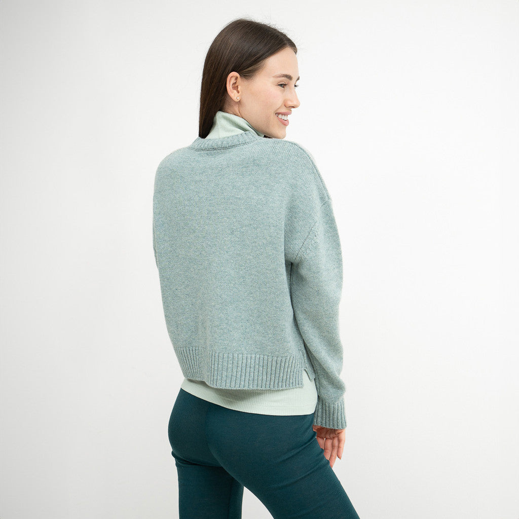 minimalisma Iris Blouse for women Spearmint Melange