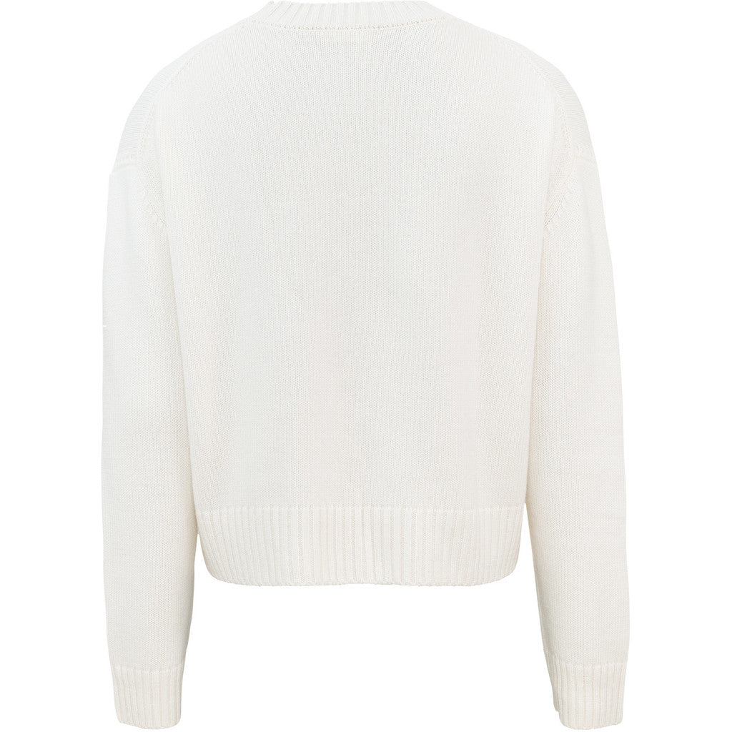minimalisma Iris - Women's cashmere/wool sweater Blouse for women White