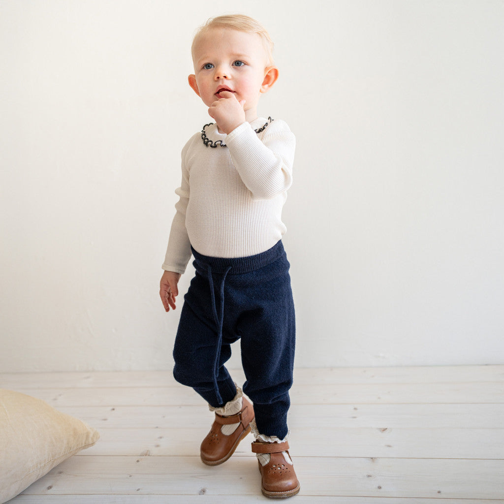 minimalisma Itty Leggings / pants for babies Dark Blue