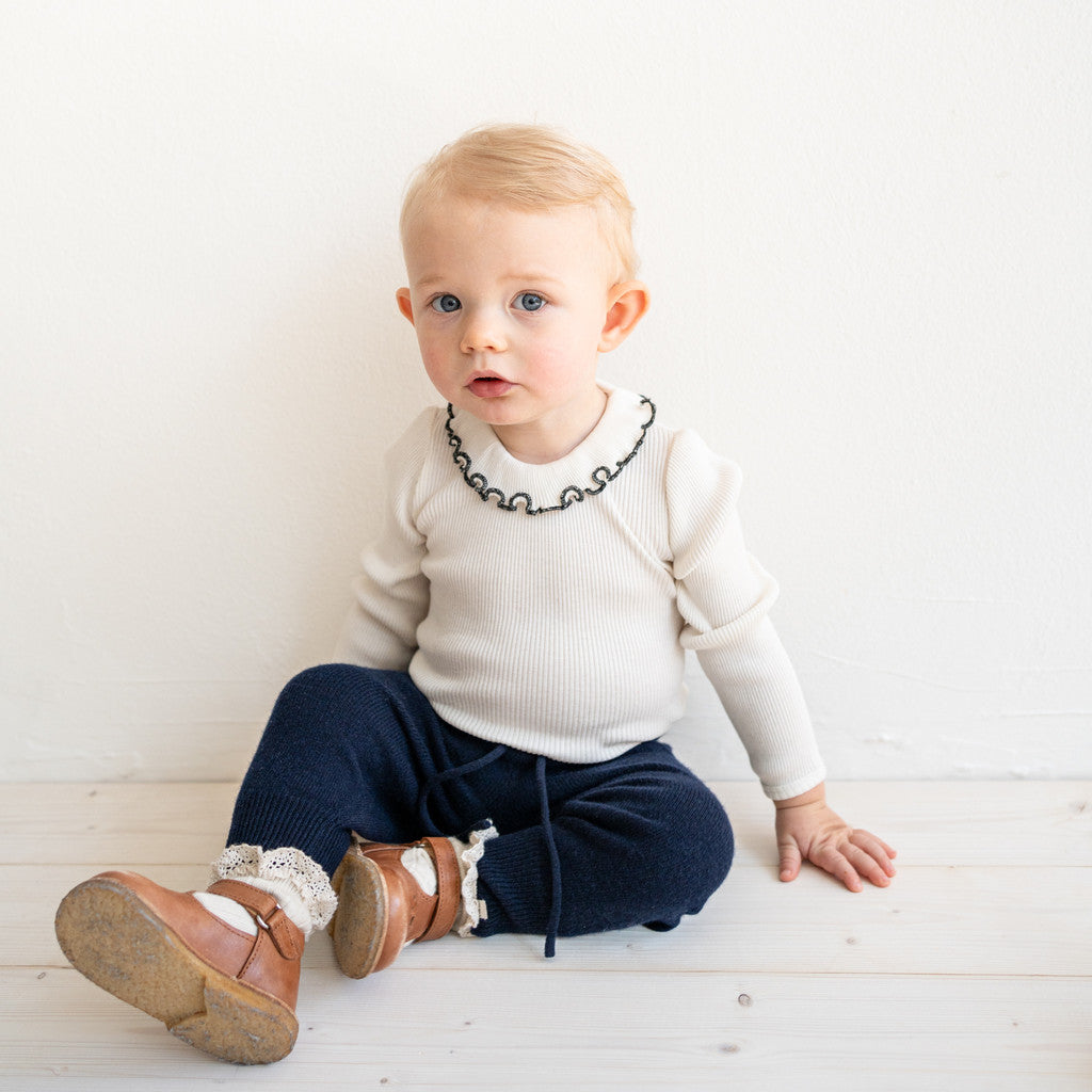 minimalisma Itty Leggings / pants for babies Dark Blue