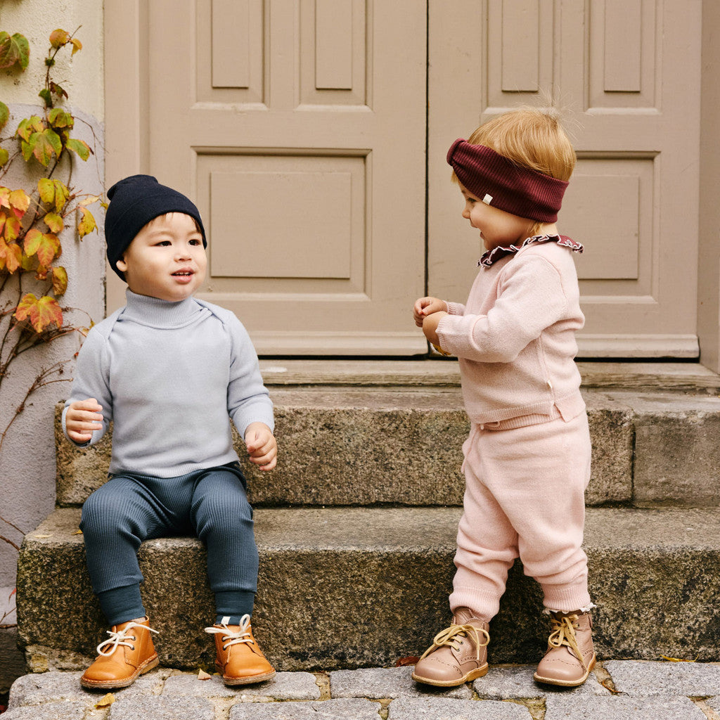 minimalisma Itty - Baby cashmere/wool pants Leggings / pants for babies Sweet Rose