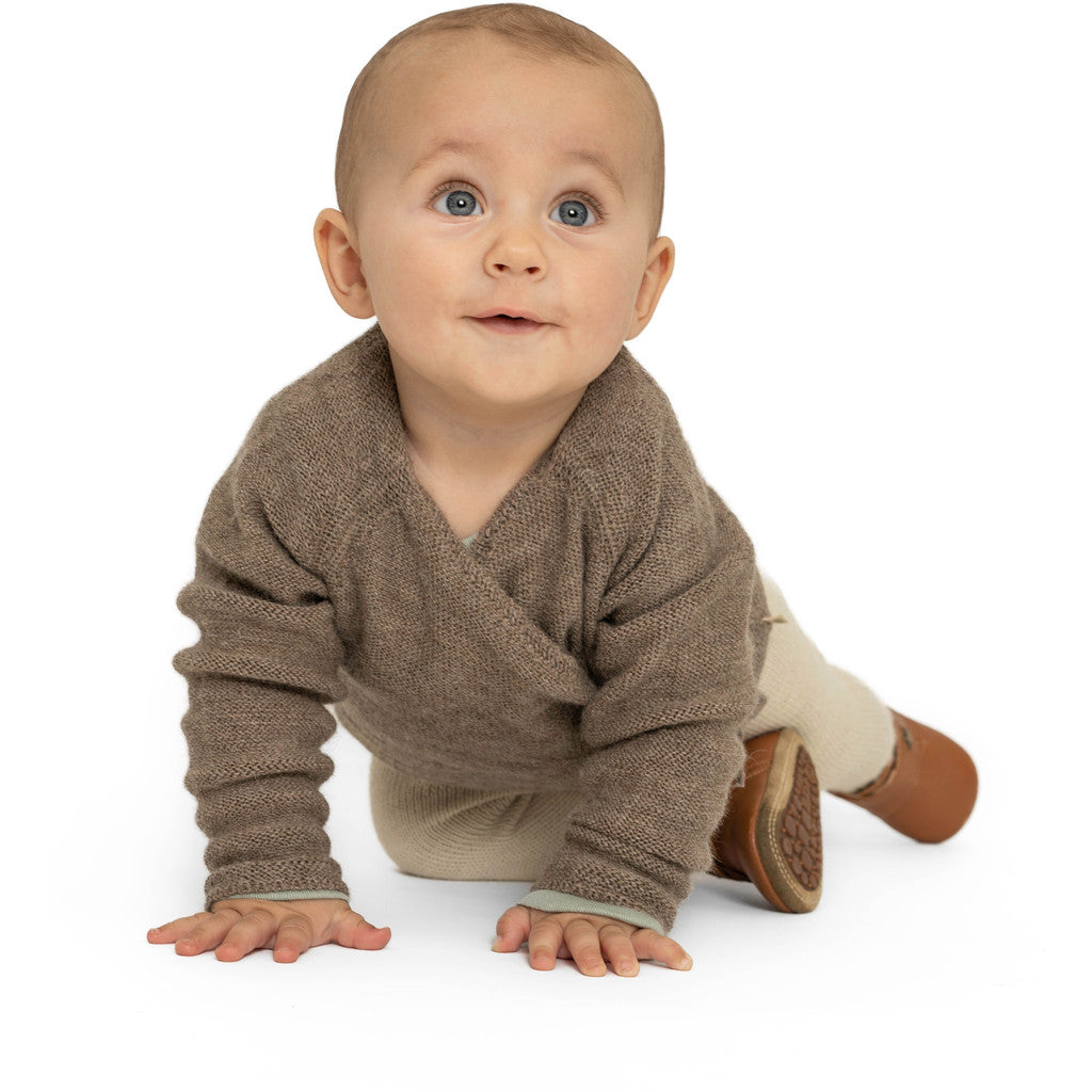 minimalisma Koala Blouse for babies Ash Brown