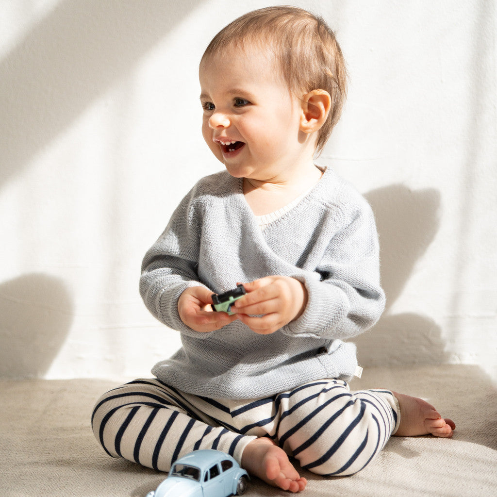 minimalisma Koala Blouse for babies Powder Blue