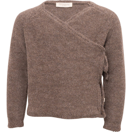 minimalisma Koala - alpaca wrap-cardigan for babies and toddlers Blouse for babies Brown Sheep