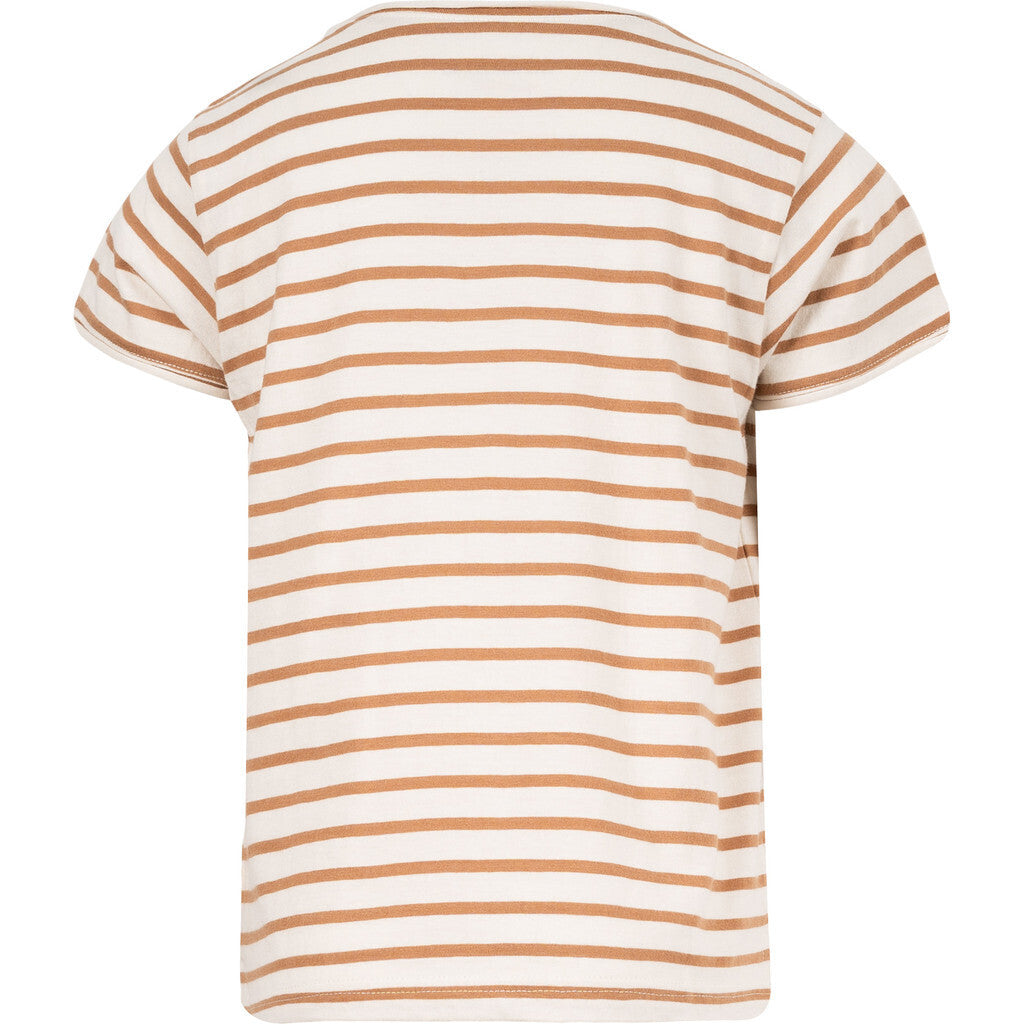 minimalisma Lin Blouse for babies and kids Bronze Stripes