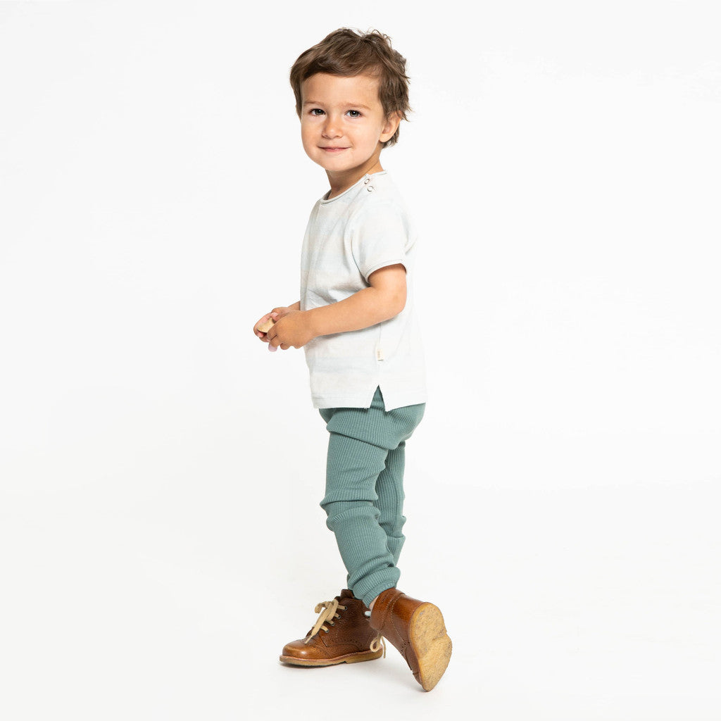 minimalisma Lin organic cotton t-shirt for kids Blouse for babies and kids Birch Cloud Stripe